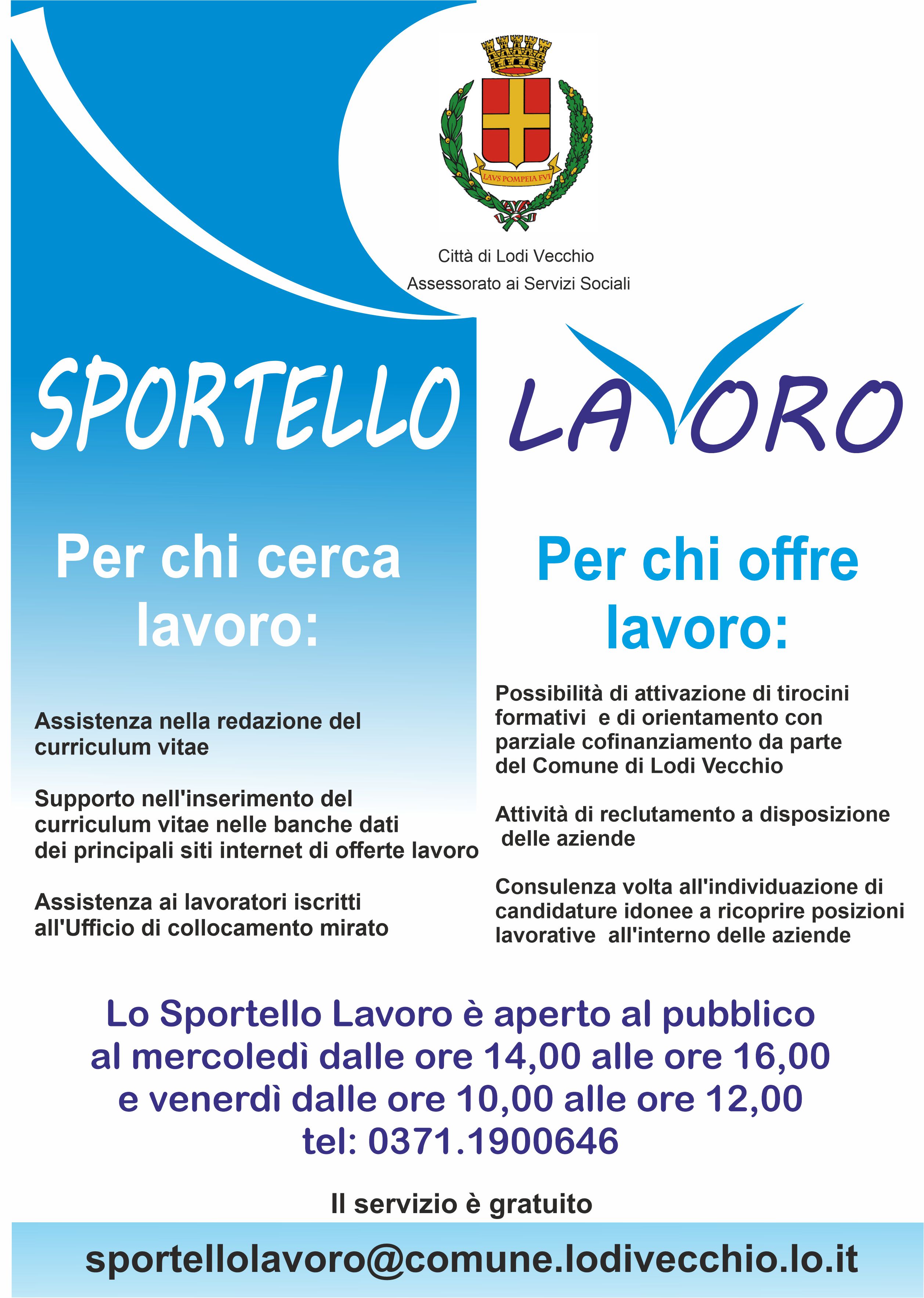 SPORTELLO LAVORO