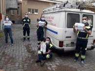 Emergenza covid19-Una delle ricompense più significative per i volontari: la riconoscenza dei bambini.