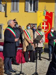 30 gennaio Cerimonia di posa delle Pietre d'inciampo a Lodi Vecchio, il Sindaco Lino Osvaldo felissari